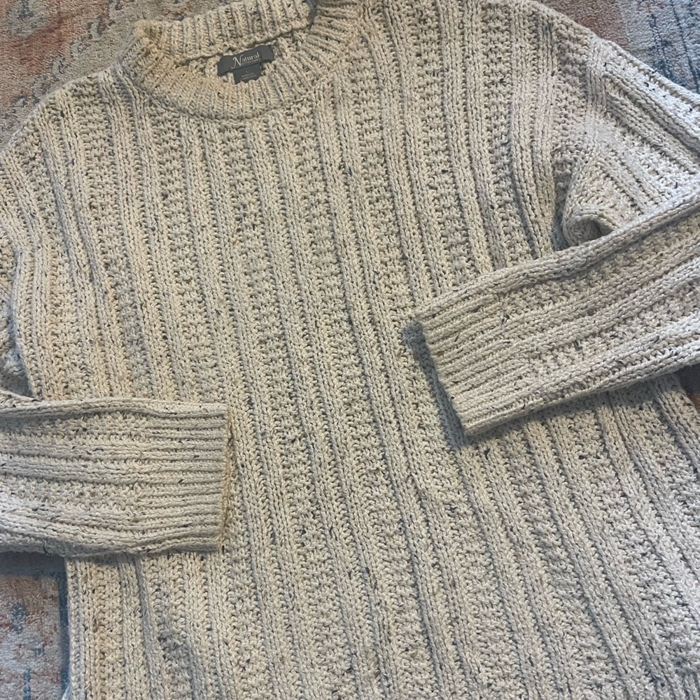 Cozy Cream Cable Knit Sweater - Picture 4 of 4